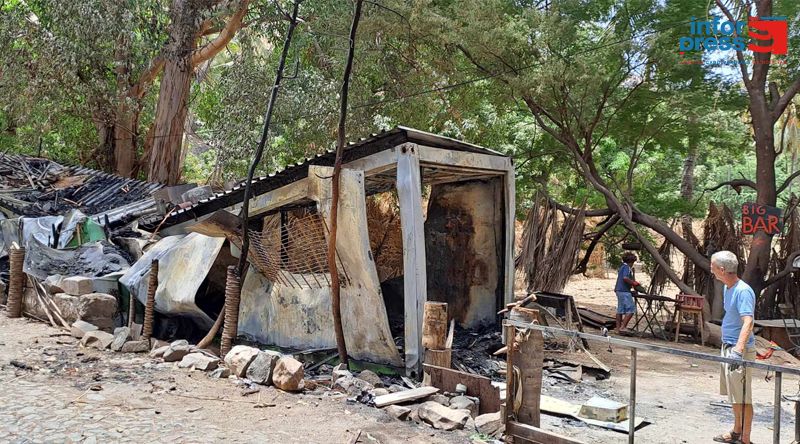 Tarrafal: Incêndio consome pertences e residência de cidadão alemão que ficou desalojado (c/áudio)