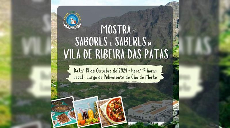 Porto Novo: Mostra de sabores e saberes assinala nono aniversário da Vila da Ribeira das Patas