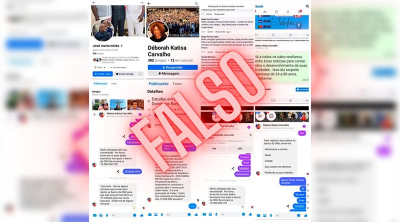 Presidência da República denuncia perfis falsos no facebook para tentativas de burla