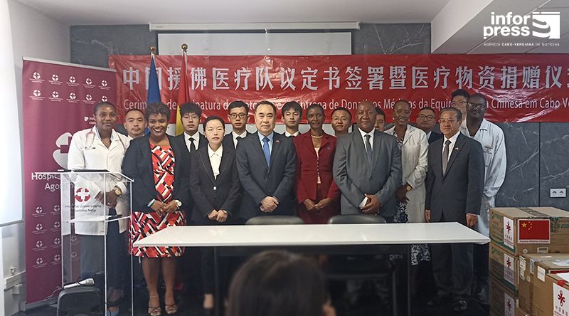 Cabo Verde e China renovam protocolo de colaboração para continuidade de envio de missões médicas ao país