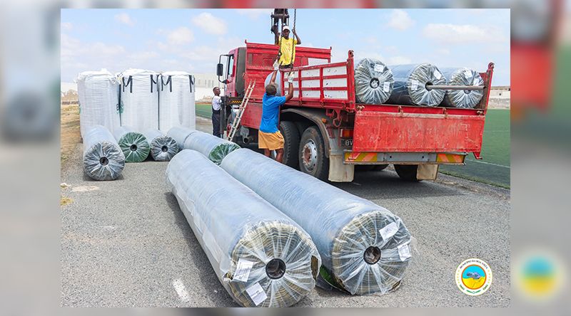 Boa Vista: Câmara anuncia chegada à ilha de materiais para troca do relvado do Estádio Arsénio Ramos 