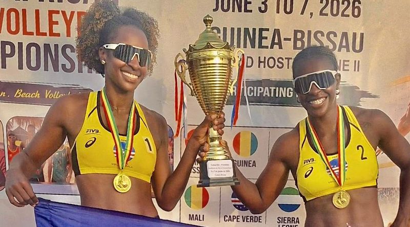 Voleibol: Dupla feminina de Cabo Verde sagra-se bicampeã da Zona II e garante qualificação para Jogos Africanos